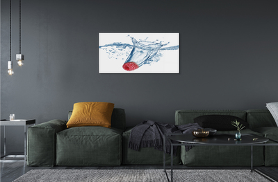 Plexiglas schilderij Frambozenwater