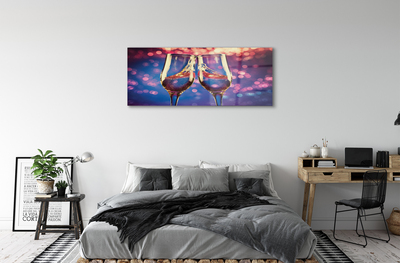 Plexiglas schilderij Kleurrijke champagneglazen