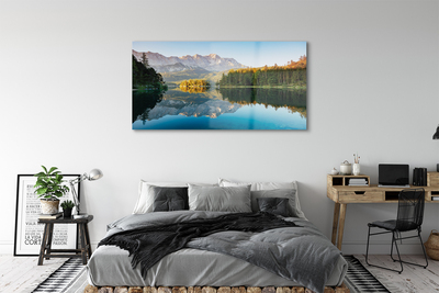 Foto op plexiglas Duitsland mountains lake forest
