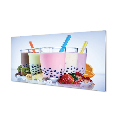 Plexiglas schilderij Melkcocktails met fruit