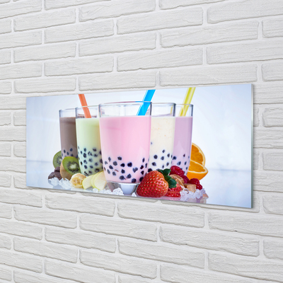 Plexiglas schilderij Melkcocktails met fruit