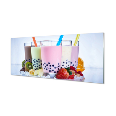 Plexiglas schilderij Melkcocktails met fruit