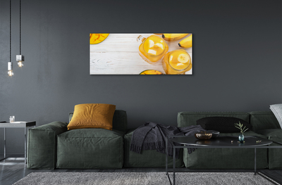 Plexiglas schilderij Mango bananas cocktail