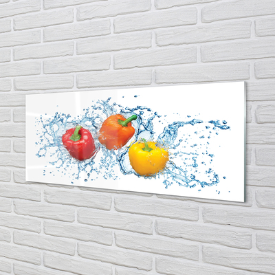 Plexiglas schilderij Pepers water