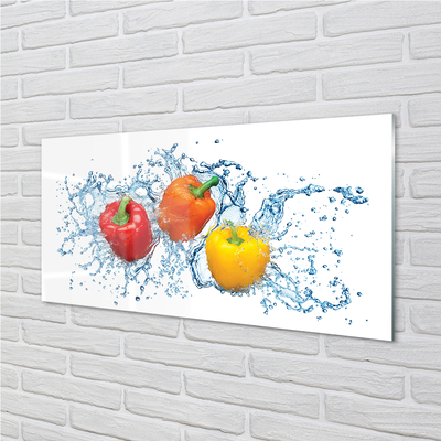 Plexiglas schilderij Pepers water