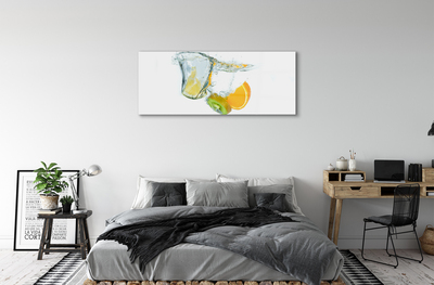 Plexiglas schilderij Water kiwi orange