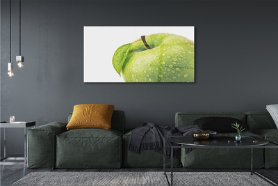 Plexiglas schilderij Apple green water drops