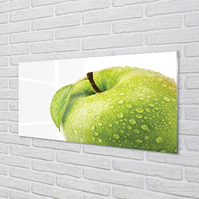 Plexiglas schilderij Apple green water drops