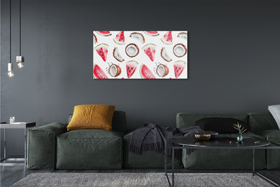 Plexiglas schilderij Kokosnoot watermeloen