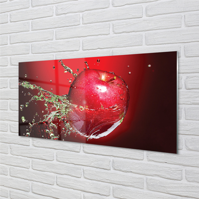 Plexiglas schilderij Apple druppels water