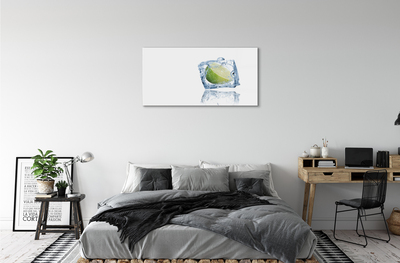 Plexiglas schilderij Ijsblokje limonka