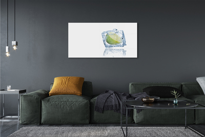 Plexiglas schilderij Ijsblokje limonka