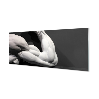 Foto in plexiglas Zwart-witte spieren