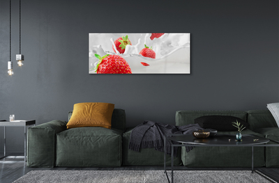 Plexiglas schilderij Aardbeienmelk