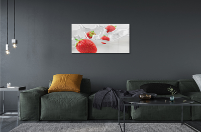 Plexiglas schilderij Aardbeienmelk