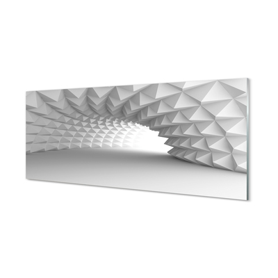 Foto op plexiglas Tunnel in 3d-kegels