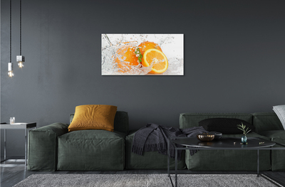Plexiglas schilderij Sinaasappelen in water