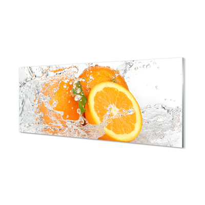 Plexiglas schilderij Sinaasappelen in water