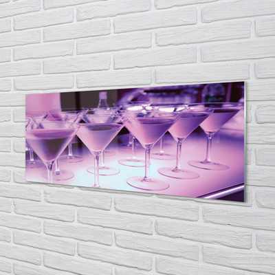 Plexiglas schilderij Cocktails in glazen