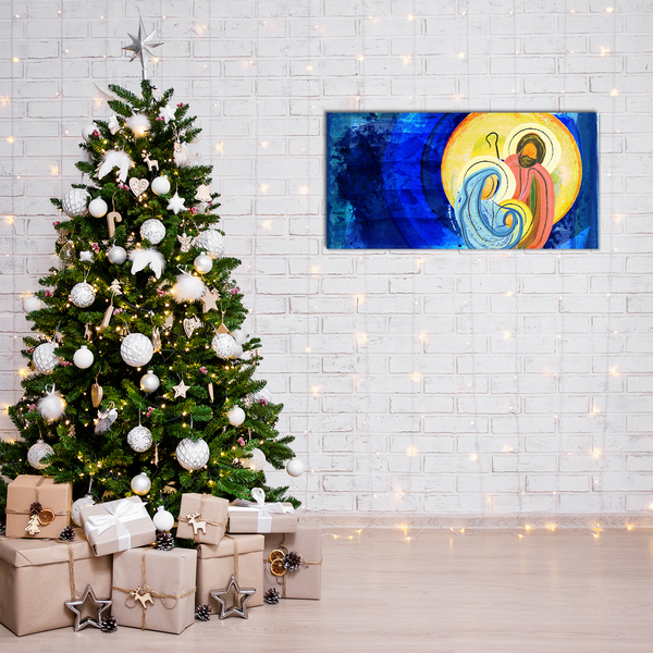 Foto op plexiglas Abstractie Heilige Familie Winter