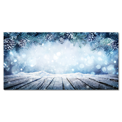 Foto op plexiglas Winter Snow Christmas Tree
