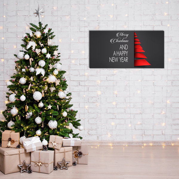 Foto op plexiglas Abstractie Decoratie van de kerstboom