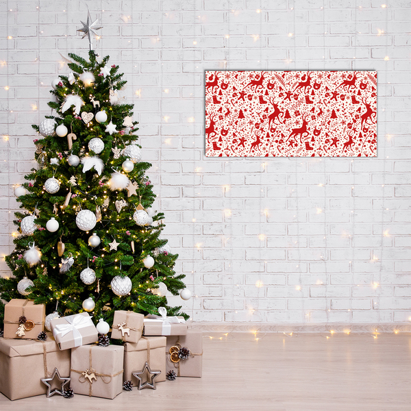Foto op plexiglas Rendier Decoration Wintervakantie