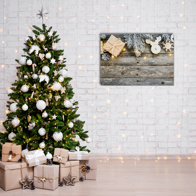 Foto op plexiglas Kerstcadeaus decoratie van de kerstboom