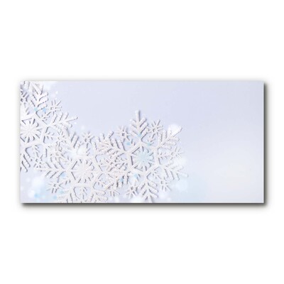 Plexiglas schilderij Sneeuwvlokken Winter Snow