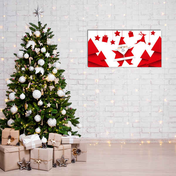 Plexiglas schilderij Gifts Holy Father Christmas