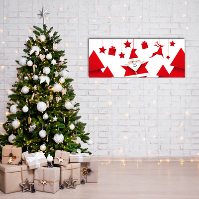 Plexiglas schilderij Gifts Holy Father Christmas