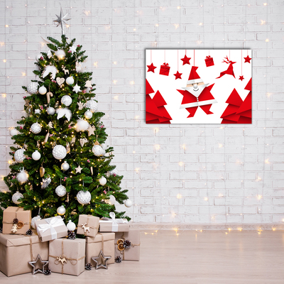 Plexiglas schilderij Gifts Holy Father Christmas