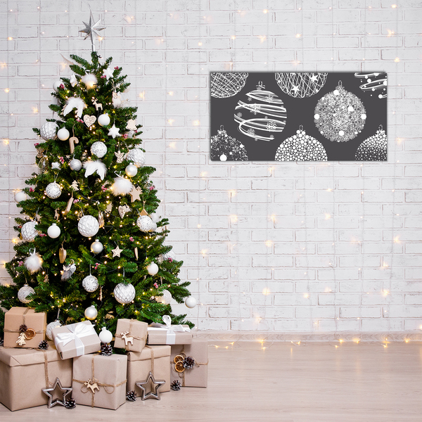 Plexiglas schilderij Abstractie Kerst ballen Winter