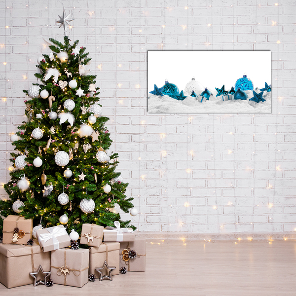 Plexiglas schilderij Sneeuw ballen Kerstversieringen