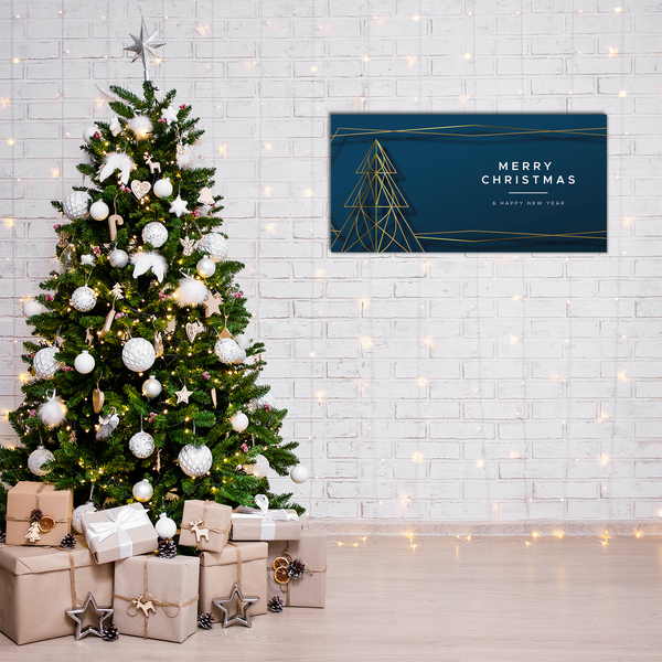 Plexiglas schilderij Kerstmis kerstboom