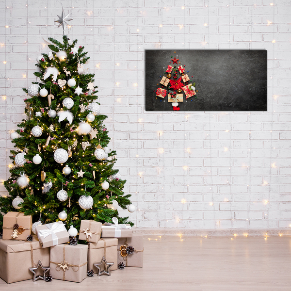 Plexiglas schilderij Giften van Kerstmis van de abstractie