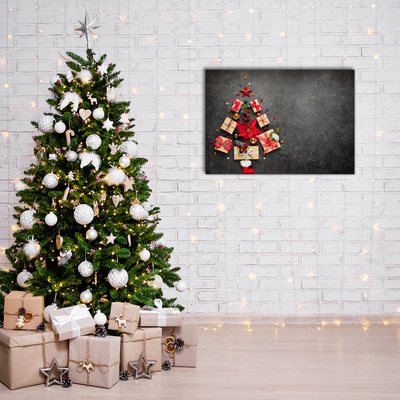Plexiglas schilderij Giften van Kerstmis van de abstractie