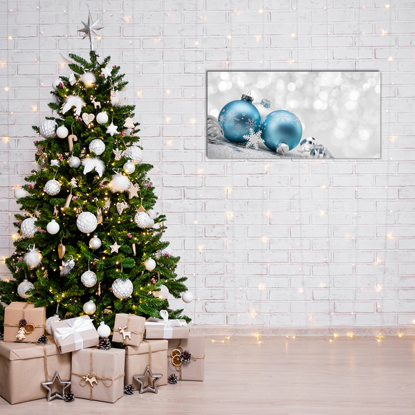 Plexiglas schilderij Baubles Winter Decoratie van de Vakantie
