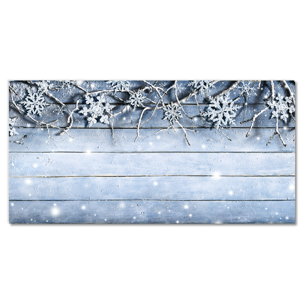 Plexiglas schilderij Holy Snowflakes Winter Frost