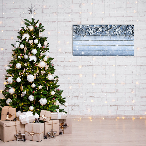 Plexiglas schilderij Holy Snowflakes Winter Frost