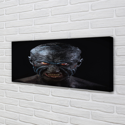 Schilderij canvas Een enge
