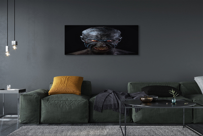 Schilderij canvas Een enge