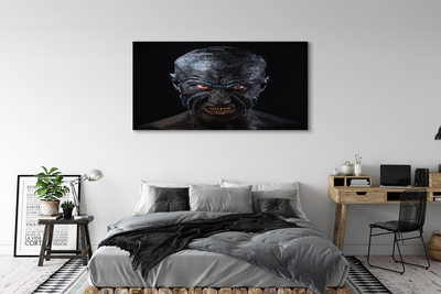 Schilderij canvas Een enge