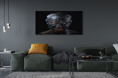 Schilderij canvas Een enge