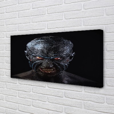 Schilderij canvas Een enge