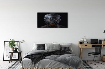Schilderij canvas Een enge