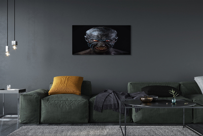 Schilderij canvas Een enge