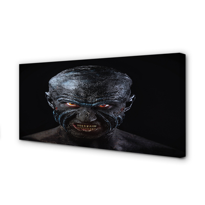 Schilderij canvas Een enge