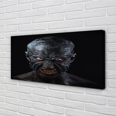 Schilderij canvas Een enge