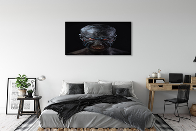 Schilderij canvas Een enge